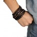 Silberdream SilberDream Lederarmband brown Damen Leder Armband LA2250B Zeitlich begrenztes Angebot