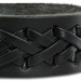 Silberdream SilberDream Lederarmband schwarz Kreuzband Leder Armband LA5654S Blitzangebot