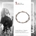 Silberdream SilberDream Bicolor Armband Rose und Schwarz 19-21cm 925 Silber Damen SDA2459F Neueste Stile
