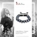 Silberdream SilberDream Shamballa Armband Glas schwarz 18 geschliffene Kugeln SDA912 Sonderangebot der Fabrik