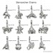 Silberdream SilberDream 925 Charm Steinbock Sternzeichen Anhänger FC7101 Speichern exportieren