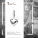 Silberdream SilberDream 925 Silber Charm Herz glanz Armband Anhänger FC3144 Outlet