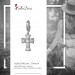 Silberdream SilberDream 925 Charm Kreuz weiß Armband Anhänger FC205W Blitzverkäufe
