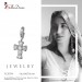 Silberdream SilberDream 925 Charm Kreuz weiß Armband Anhänger FC205W Blitzverkäufe