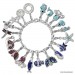 Silberdream SilberDream Glitzer Charm Clownfisch blau Zirkonia Kristalle GSC518B Neueste Mode