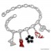 Silberdream SilberDream Charm Schmetterling lila 925er Armband Anhänger FC1045V Super Sparpreis