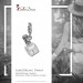 Silberdream SilberDream Charm Parfüm-Flacon Zirkonia 925er Armband Anhänger FC686 Kostenlose Rückgabe