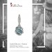Silberdream SilberDream Charm Zirkonia Kugel aqua Armband Anhänger FC200B Letzte 2 Tage