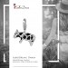 Silberdream SilberDream 925 Charm Kuh Armband Anhänger FC1017 Letzter Tag