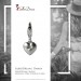 Silberdream SilberDream Silber Charm 925 Herz matt Armband Anhänger FC504 Im Verkauf
