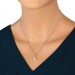 Silberdream SilberDream Halskette Süßwasser Perle weiß Zirkonias 925 Silber Damen SDK1508W Blitzverkäufe