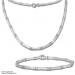 Silberdream SilberDream Collier Kette Zirkonia weiß 925er Silber 44cm Halskette SDK436W Versandkostenfrei