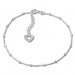 Silberdream SilberDream Fußkette Herz offen 26cm 925 Sterling Silber SDF2096 Preisnachlass