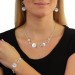 Silberdream SilberDream Collier Kette mit matten Elementen 925 Silber 45cm SDK400 Saisonschlussverkauf