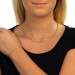 Silberdream SilberDream Collier Kette gedreht rose vergoldet 925 Silber Damen 45cm SDK21645E Weihnachtsangebot
