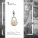 Silberdream SilberDream 925 Charm Tasche weiß Armband Anhänger FC3030W Letzte 2 Tage