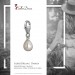 Silberdream SilberDream 925 Charm Perle Tropfen weiß Armband Anhänger FC237W Vierteljährliche Förderung