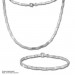 Silberdream SilberDream Collier Kette Design 925 Silber 45cm Halskette Damen SDK427 Begrenzt auf 3 Tage