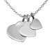 Silberdream SilberDream Kette 3 Herzen 925er Sterling Silber 45cm Halskette SDK8001J zollfrei