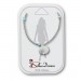 Silberdream SilberDream Fußkette Muschel hellblau 25cm 925 Sterling Silber SDF5245H