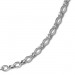 Silberdream SilberDream Erbskette oval 925er Silber Halskette 45cm Kette SDK20945 Blitzverkäufe