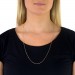 Silberdream SilberDream Veneziakette rosevergoldet 925er Silber 70cm Damen Kette SDK27270E Kostenloser Versand
