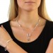 Silberdream SilberDream Collier Kette Wave 925 Silber 45cm Halskette SDK410 Versandkostenfrei