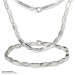 Silberdream SilberDream Collier oval matt Kette 925 Silber 45cm Halskette SDK403 Letzter Tag