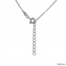 Silberdream SilberDream Halskette mit Anhänger Herzen 44cm - 47cm 925er Silber SDK50644J Riesige Rabatte