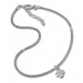 Silberdream SilberDream Fußkette Kleeblatt rund 27cm 925 Sterling Silber SDF2214J