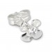 Silberdream SilberDream Ohrringe Blume weiß 925 Silber Ohrstecker SDO508W Sonderangebot