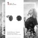 Silberdream SilberDream Ohrstecker Blume Zirkonia schwarz 925er Silber Damen SDO8519S Valentinstagsangebot
