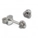 Silberdream SilberDream Ohrstecker Knoten 925 Sterling Silber Ohrring SDO8214J
