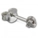 Silberdream SilberDream Ohrstecker Knoten 925 Sterling Silber Ohrring SDO8214J Heißer Verkauf