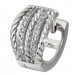 Silberdream SilberDream Creole Geflecht Zirkonia weiß 925 Sterling Silber Damen SDO4412W Neueste Mode