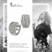 Silberdream SilberDream Creole Geflecht Zirkonia weiß 925 Sterling Silber Damen SDO4412W Neueste Mode