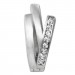 Silberdream SilberDream Creole Lines Zirkonia weiß matt 925 Sterling Silber Damen SDO4409W Zeitlich begrenztes Angebot