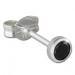 Silberdream SilberDream Ohrringe Zirkonia schwarz 3mm 925 Silber Ohrstecker SDO5533S Bestseller