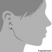 Silberdream SilberDream Ohrringe Zirkonia schwarz 3mm 925 Silber Ohrstecker SDO5533S Bestseller