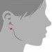 Silberdream SilberDream Ohrstecker Halbkugel rot 925er Glitzer Kristalle GSO217R Tägliche Deals