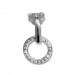 Silberdream SilberDream Glitzer Ohrstecker Circle Zirkonia weiß 925 Silber Ohrring GSO508W Sonderangebote