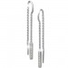Silberdream SilberDream Glitzer Ohrhänger Stab Zirkonia weiß 925er Silber Ohrring GSO478W