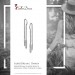 Silberdream SilberDream Glitzer Ohrhänger Stab Zirkonia weiß 925er Silber Ohrring GSO478W Riesige Ersparnisse