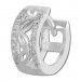 Silberdream SilberDream Creole Senses Zirkonia weiß 925 Sterling Silber Damen SDO4266W VIP-Rabatte