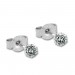Silberdream SilberDream Ohrstecker 3er Set Zirkonia weiß 925 Silber Ohrring SDS813W Wochenangebot