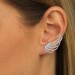 Silberdream SilberDream Ear Cuff Flügel Zirkonia Ohrringe Ohrklemme 925 Silber GSO410W Bis zu 65% Rabatt