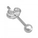 Silberdream SilberDream Ohrringe Kugel 3mm matt 925er Silber Ohrstecker SDO5543 Nur noch ein Tag übrig
