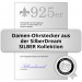 Silberdream SilberDream Ohrstecker Blitz Zirkonia weiß 925er Silber Ohrring SDO8030W Riesige Rabatte