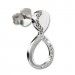 Silberdream SilberDream Glitzer Ohrstecker Tropfen Zirkonia 925 Silber Ohrring GSO505W Kostenloser Versand international