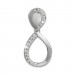 Silberdream SilberDream Glitzer Ohrstecker Tropfen Zirkonia 925 Silber Ohrring GSO505W Kostenloser Versand international